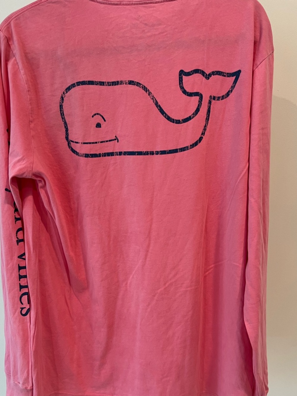 NWT Vineyard Vines Pink and Blue Long Sleeve Pocket Tee Shirt Mens Sz Medium - Picture 8 of 12